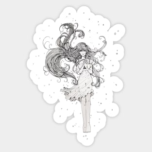 Strong Heart of a Woman Sticker